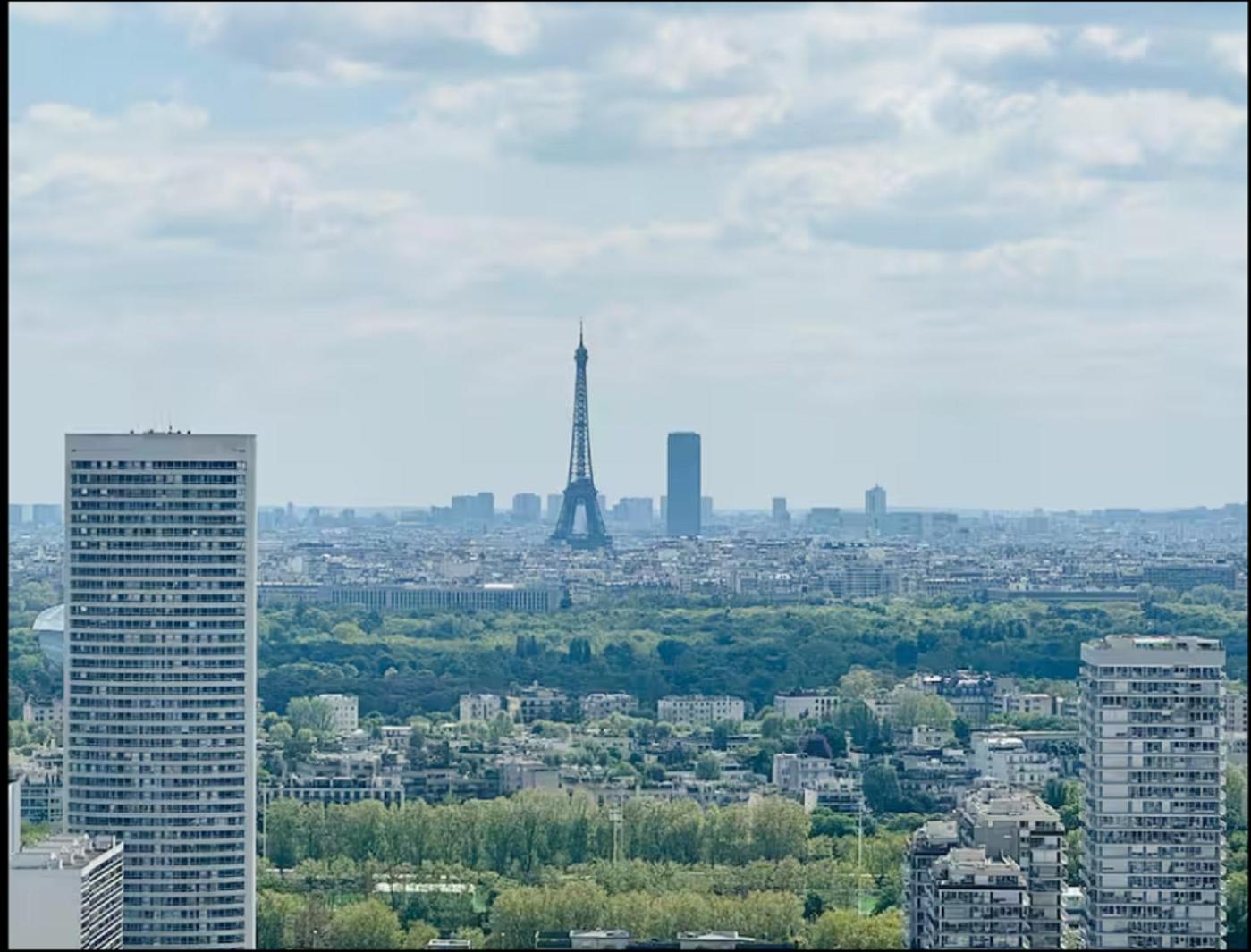 Apartment Paris La Defense Eiffel Tower Outlook Puteaux Exterior photo